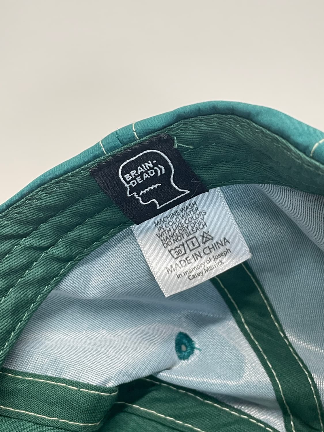 Brain Dead - Green Bugs Lyfe Cap 상품이미지3