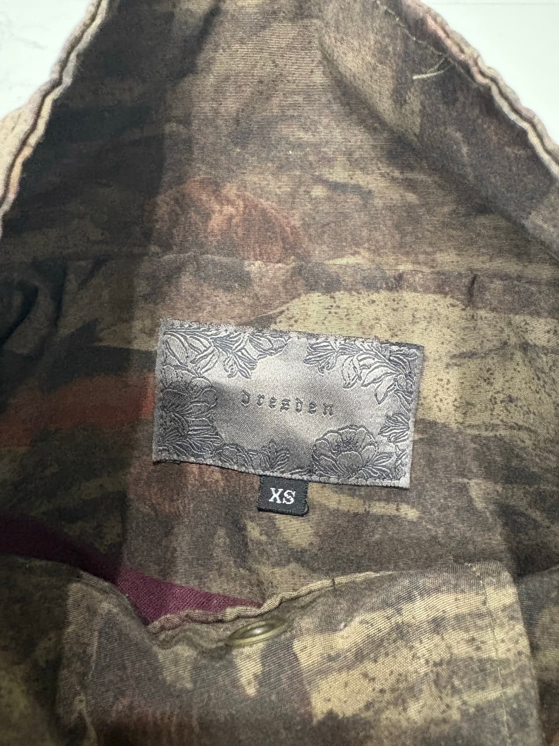 dresden wood parts bear print jacket 상품이미지5