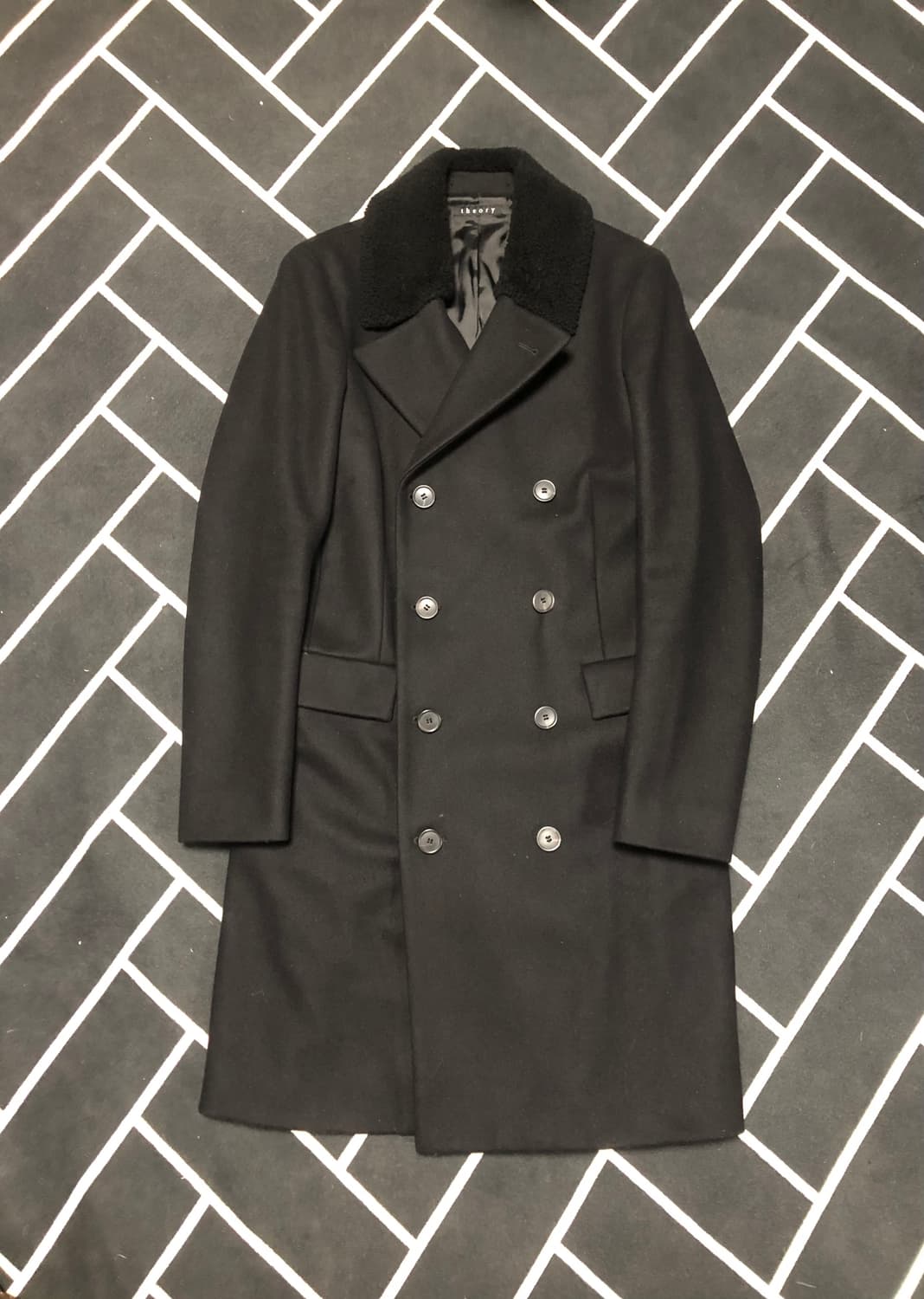 [Theory]띠어리 프리미엄 리얼 시어링 무스탕코트/스톤 몽클레어 상품이미지1