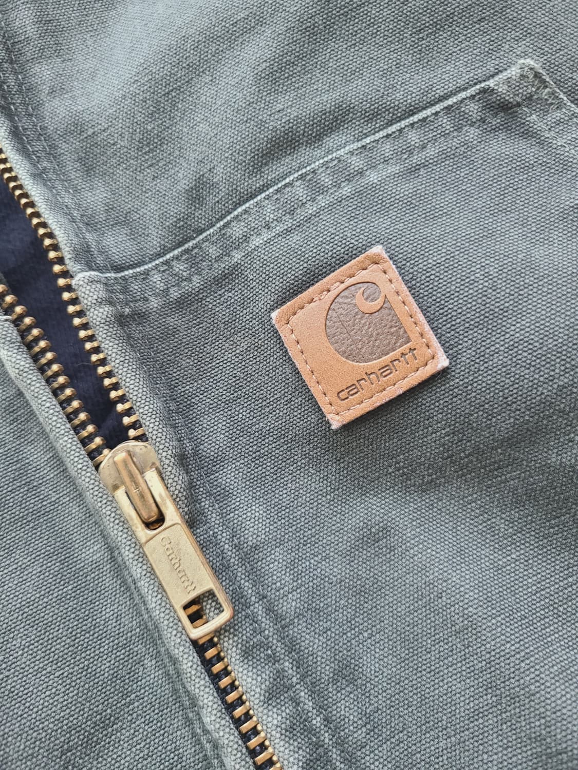 칼하트 j130 액티브 자켓 mos 모스그린 판매 상품이미지4