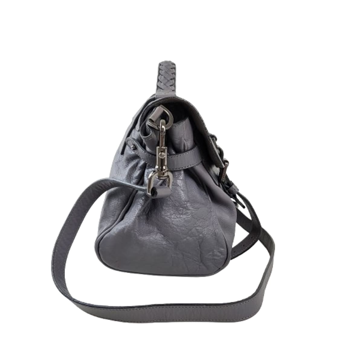 정품 멀버리 알렉사 메탈그레이 미듐 상품이미지3