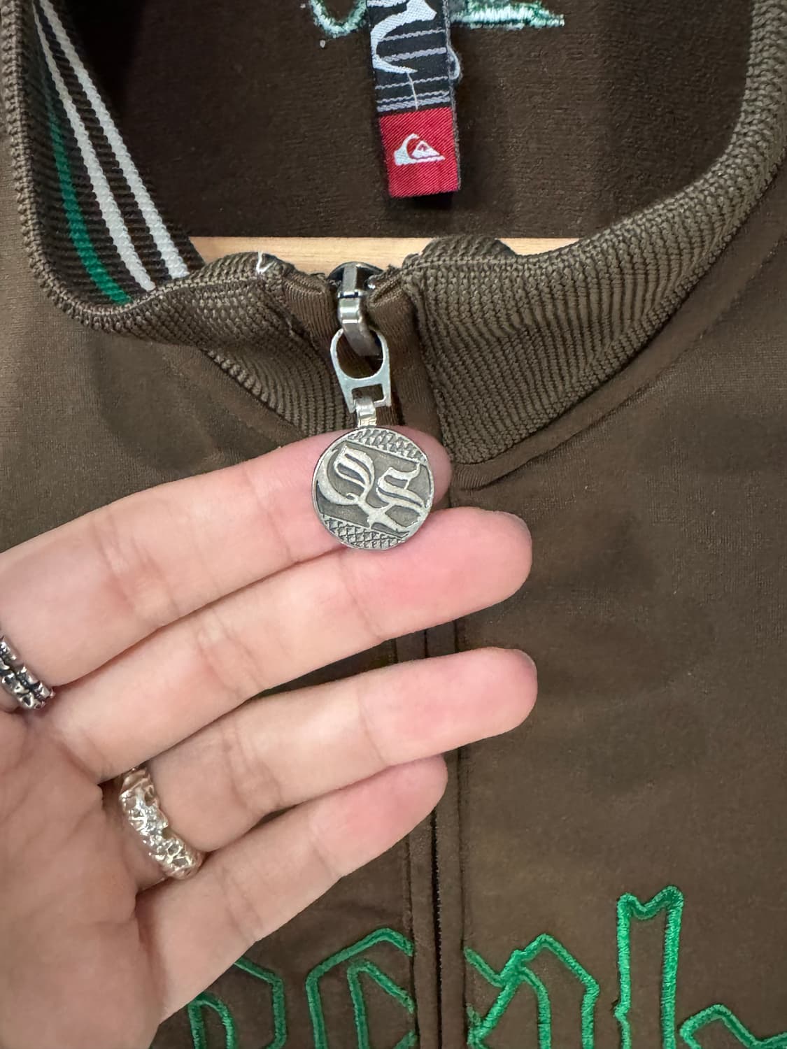 퀵실버 레터링 트랙자켓  상품이미지5