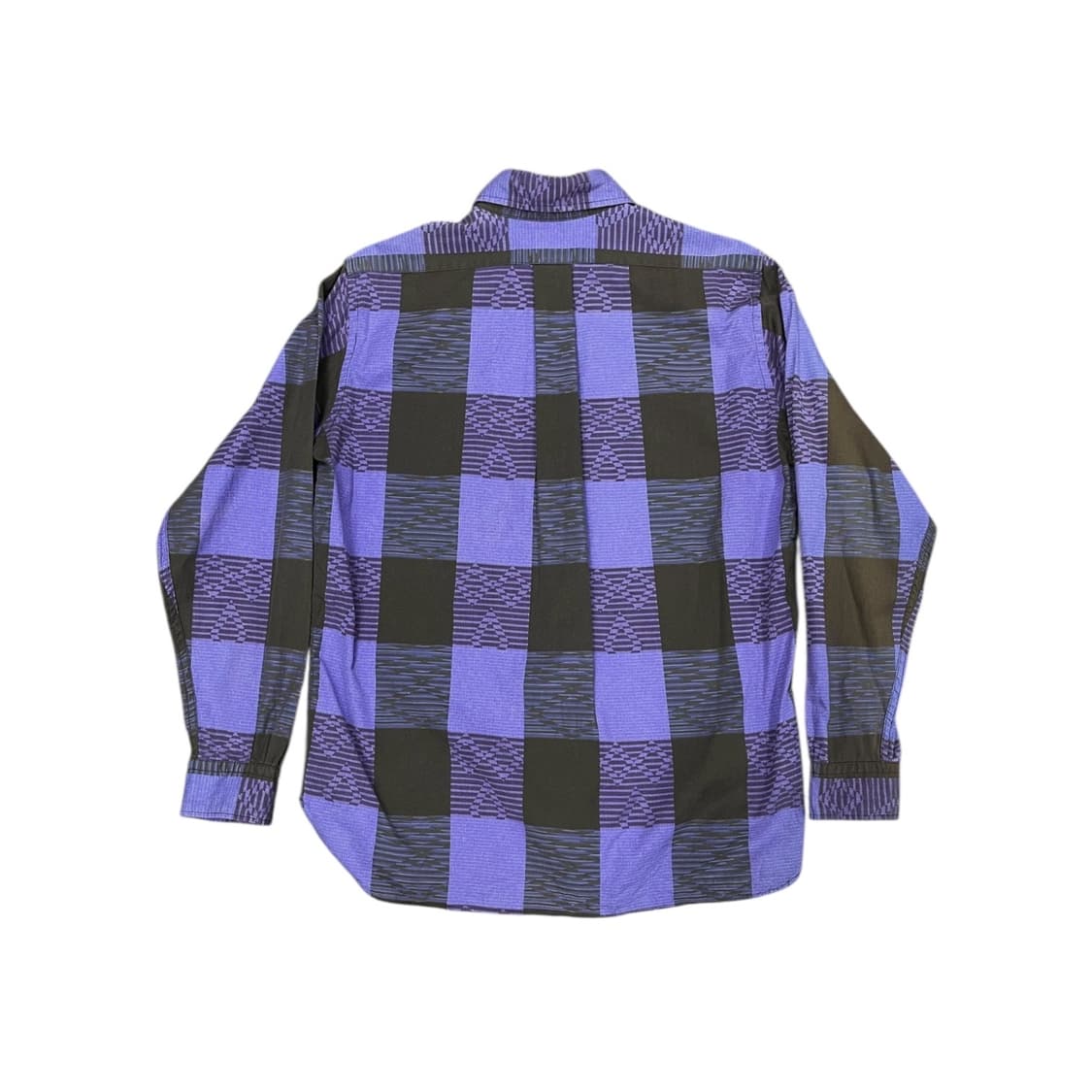 90s 네펜데스 hoggs 에스닉 자카드 체크셔츠 상품이미지3