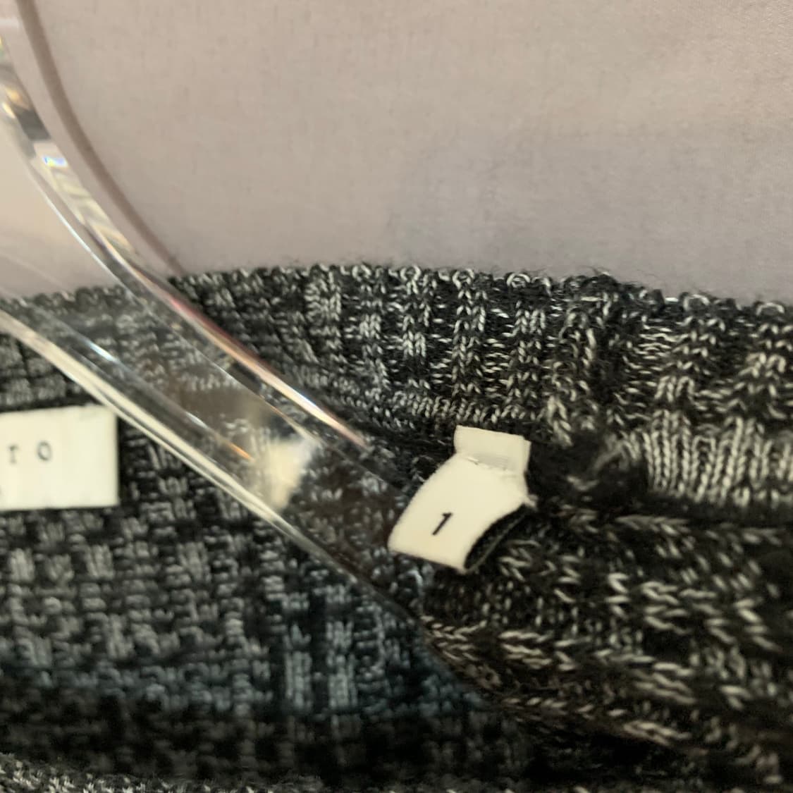 1 SANDRO 산드로 보카시 골지 사이드 슬릿 니트 긴팔티 상품이미지4