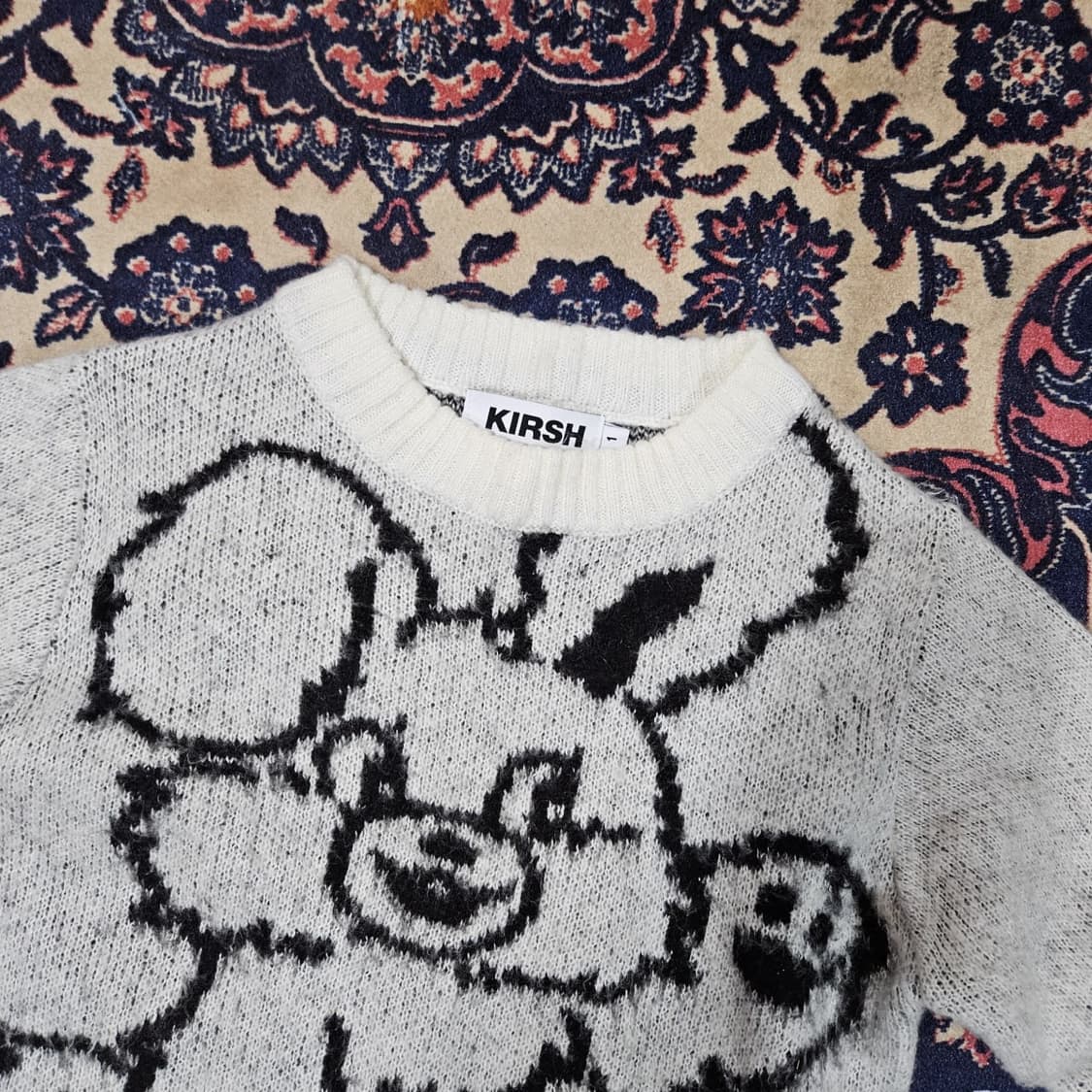 키르시(KIRSH) 21fw 위티버니 크롭 니트 상품이미지2