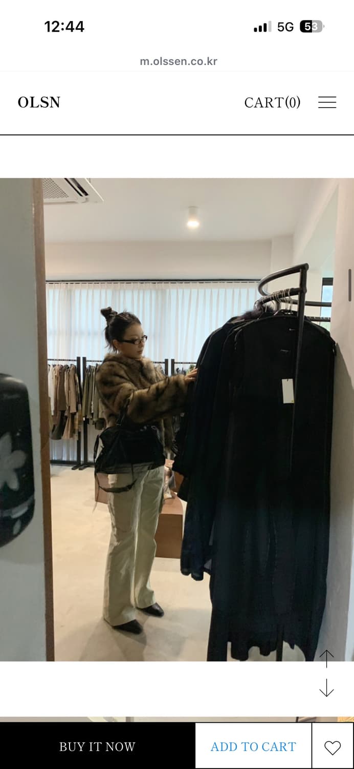 올슨워시드 슬림 카고 팬츠 (새상품) 상품이미지5