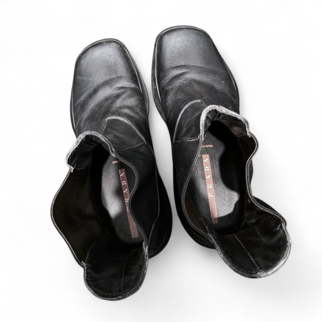 프라다 스포츠 99aw 아카이브 고어 첼시부츠 상품이미지3