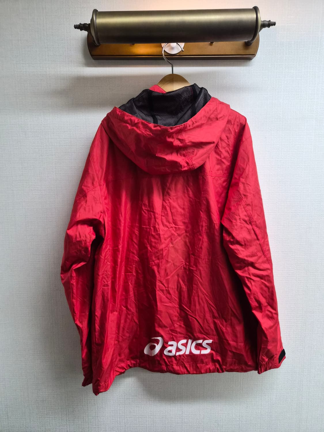 L/105) 아식스 스위스 융프라우 마라톤 기념 바람막이 팝니다 상품이미지2