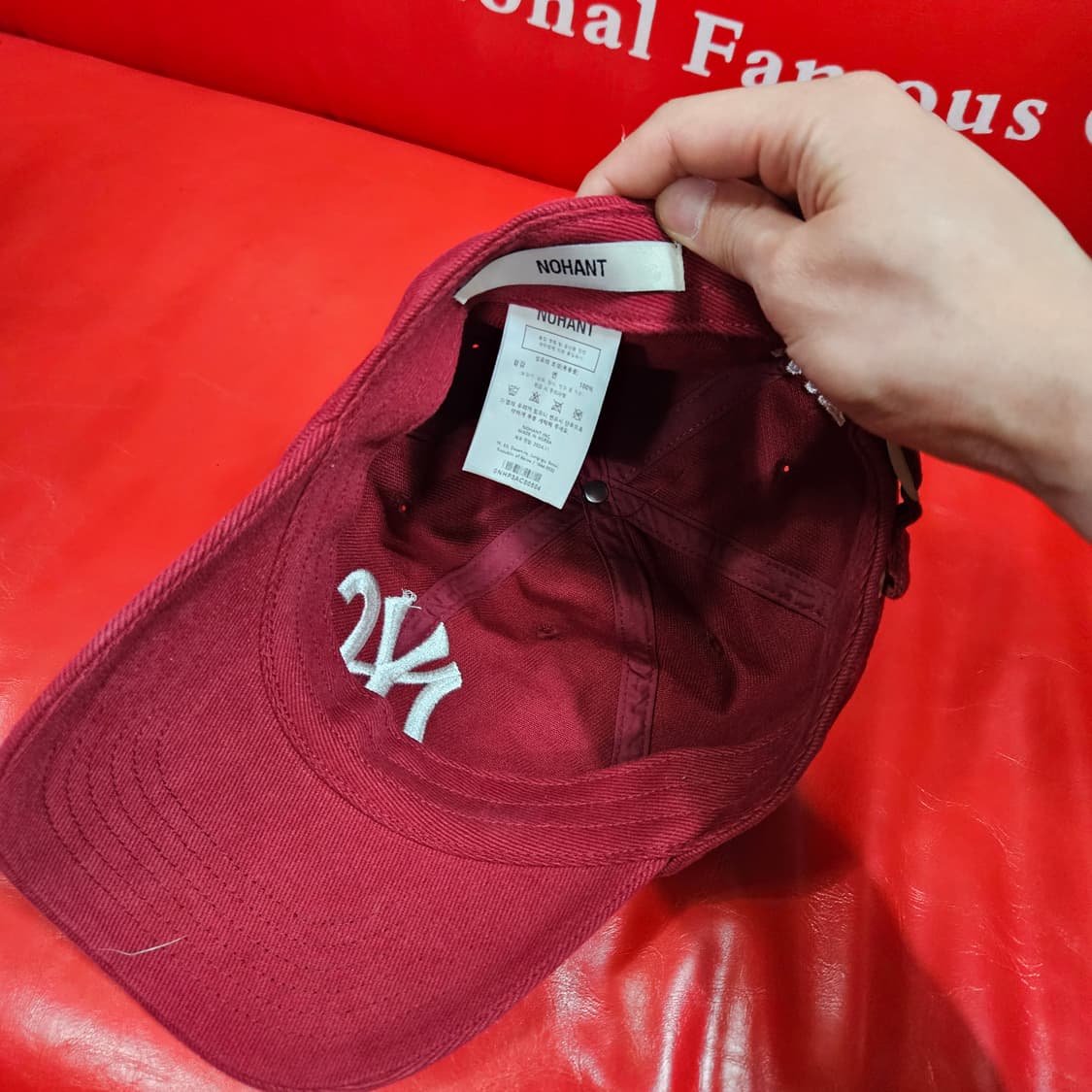 노앙(NOHANT) 시그니쳐 볼캡 Free 상품이미지7