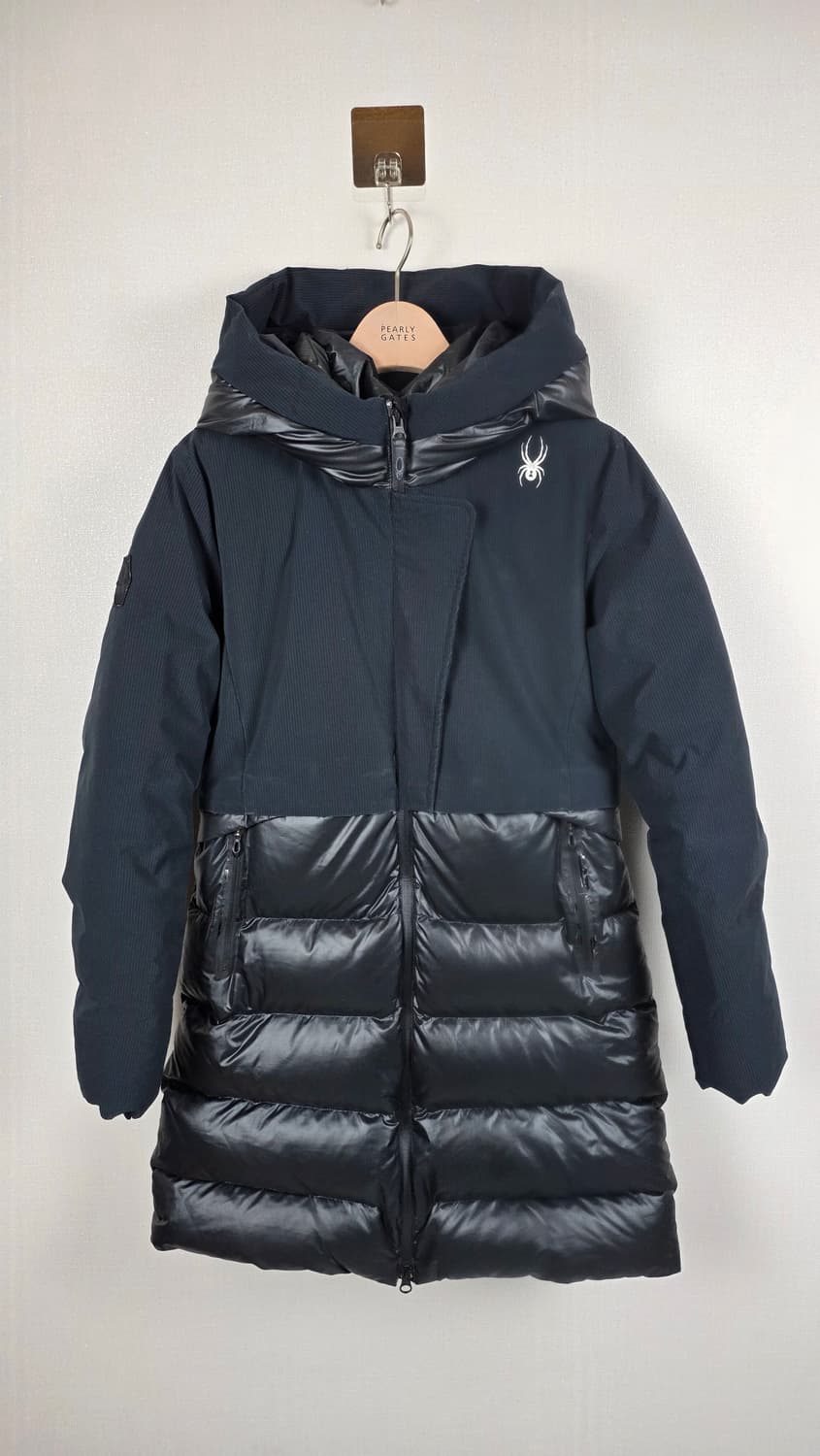 스파이더 여성 패널 롱패딩 블랙 S 상품이미지1