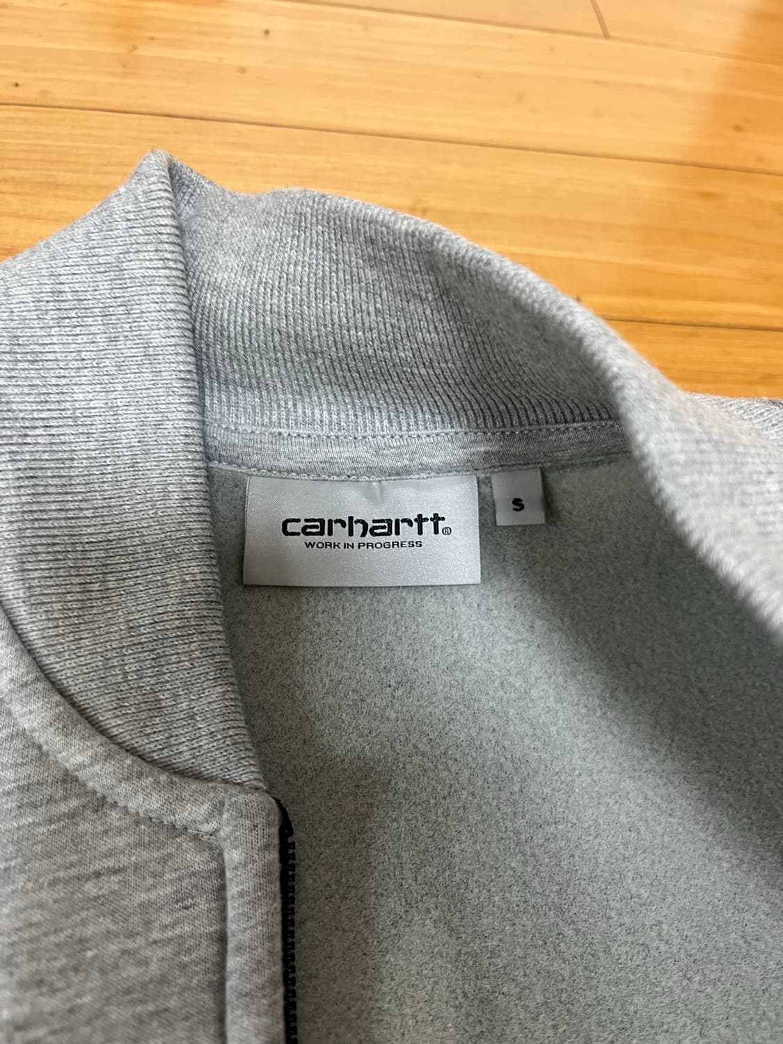 칼하트윕 집업 베스트 그레이 스몰 상품이미지3