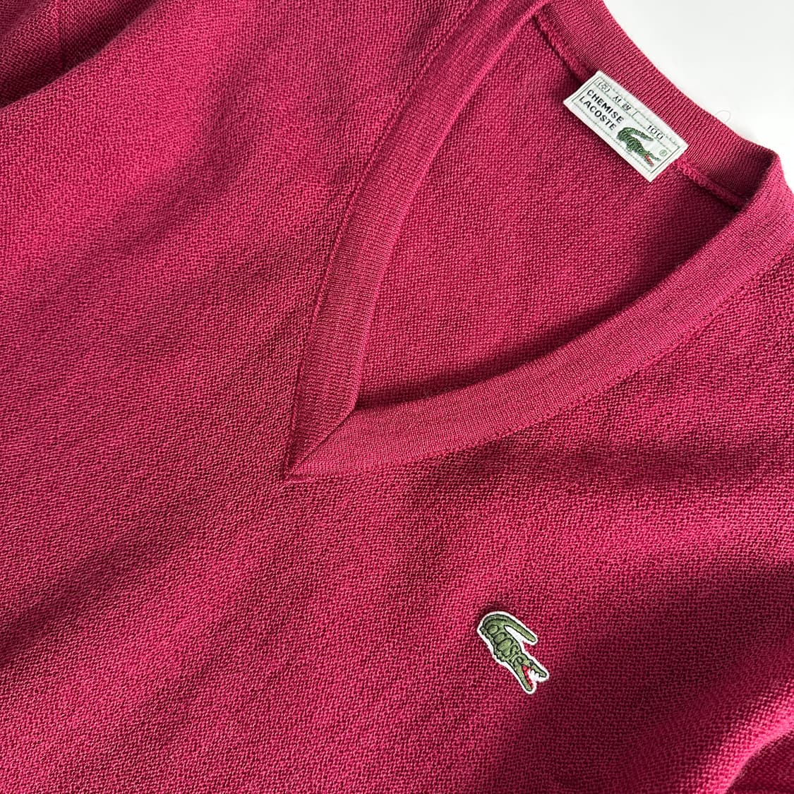 Lacoste 라코스테 90‘s 서광 퓨어울 니트 상품이미지4