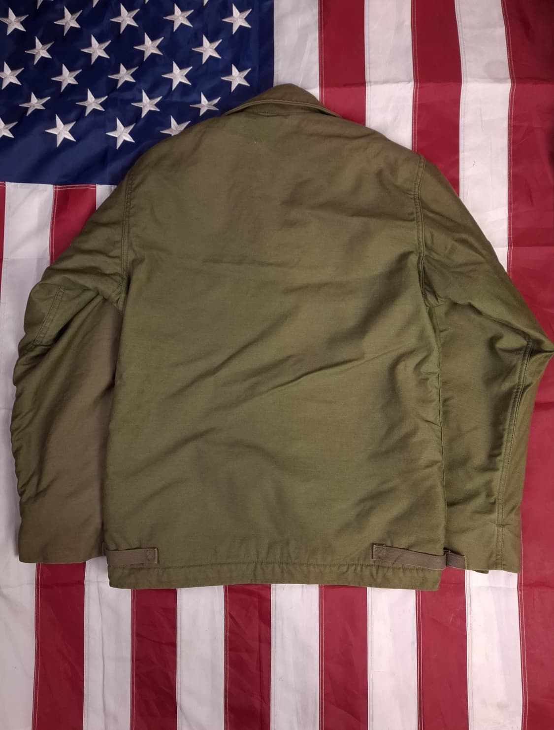 새제품급 오리지날 80's 미해군 A-2 덱자켓 상품이미지8