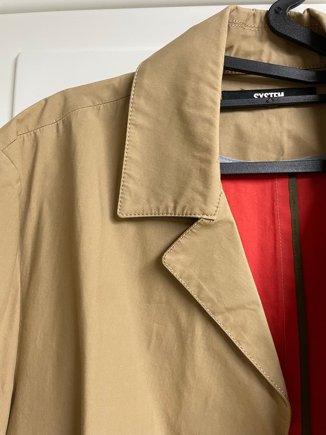 시스템 트렌치 코트 상품이미지3