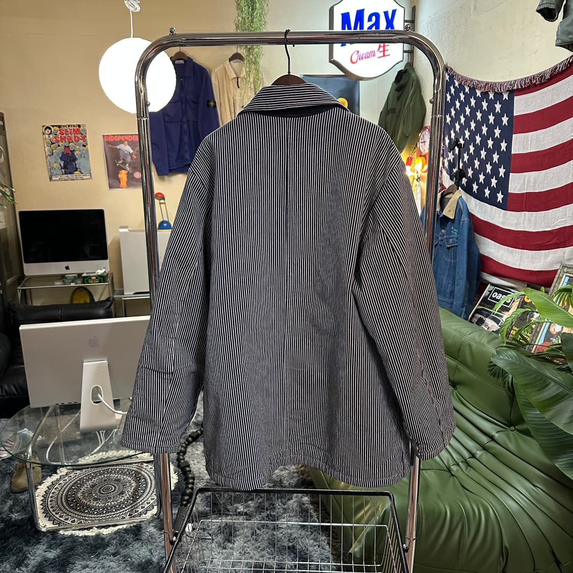 90s 디키즈 히코리 블랭킷 초어코트 상품이미지4