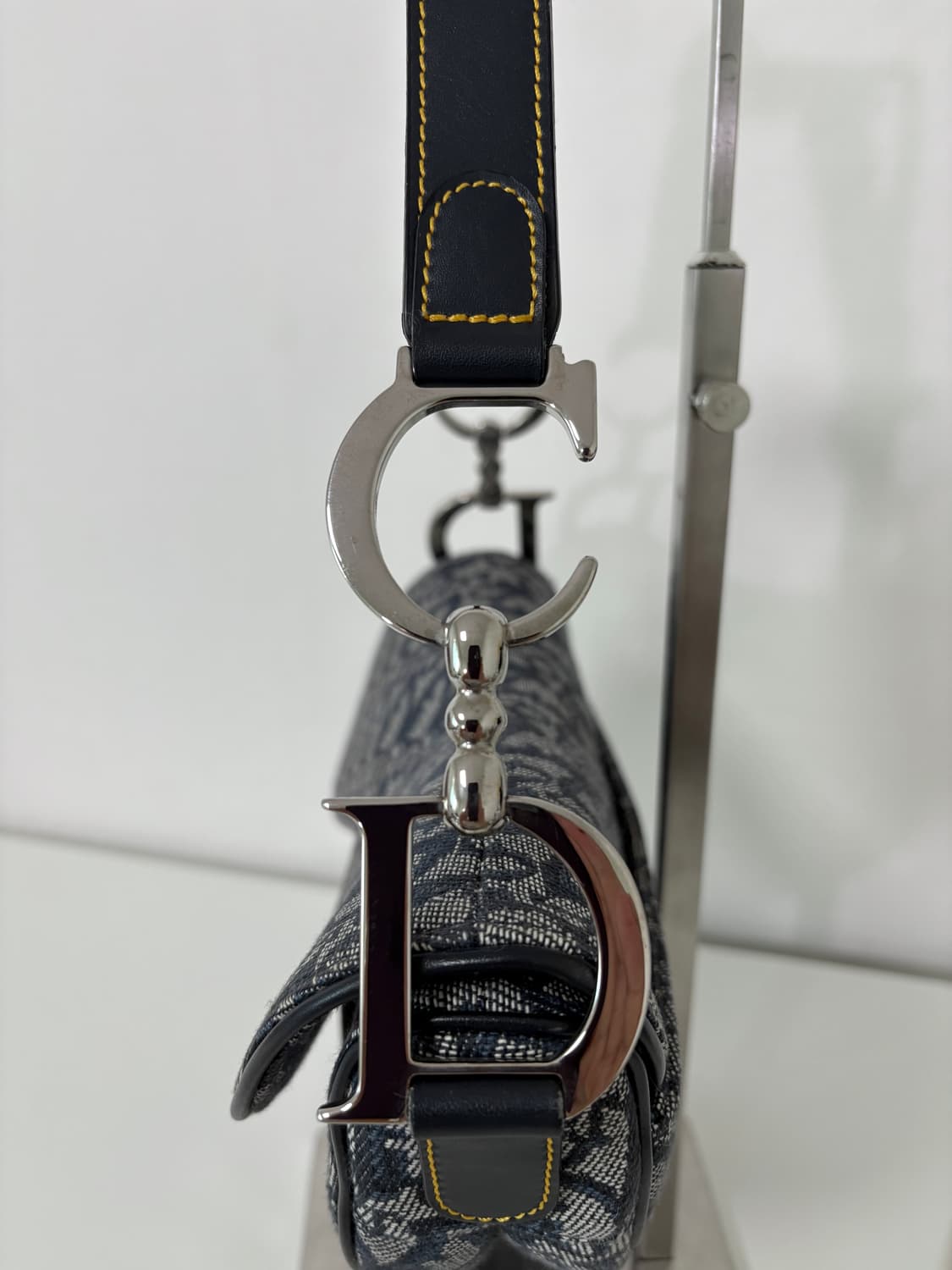 디올 오블리크 새들백 은장 빈티지 상품이미지4