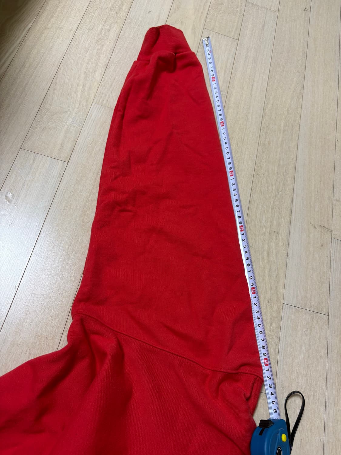 발렌시아가 2017 후드티 레드 상품이미지10