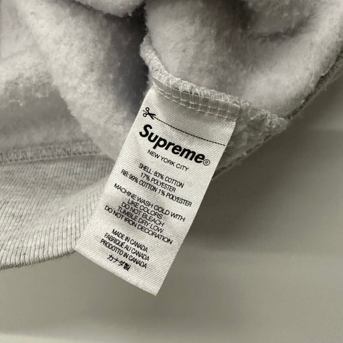 SUPREME 슈프림 스몰 박스 로고 헤더 그레이 크루넥 맨투맨 상품이미지8