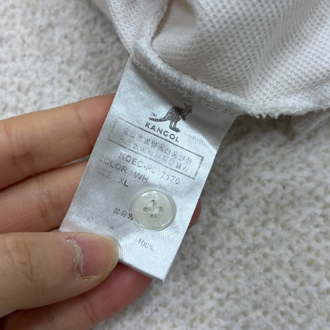 XL 캉골 남성 반팔 카라 티셔츠 0319E 상품이미지4