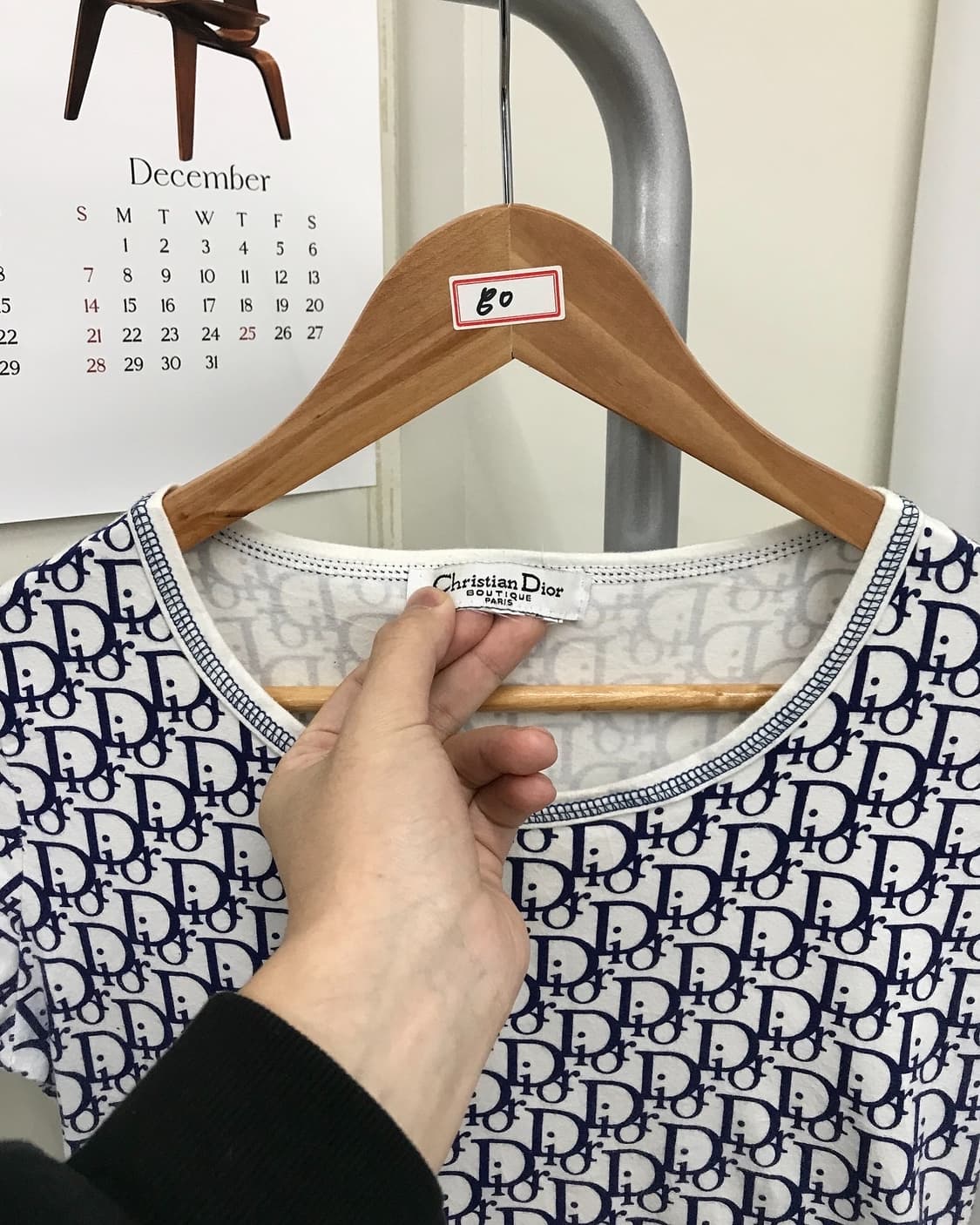 디올 90s 오블리크 트리터 플로럴 반팔티 상품이미지2