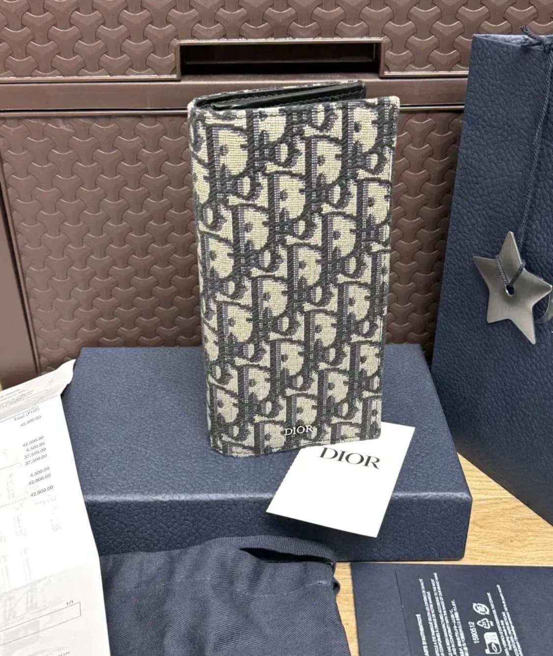 [정품/OS] 디올 오블리크 장지갑 상품이미지1