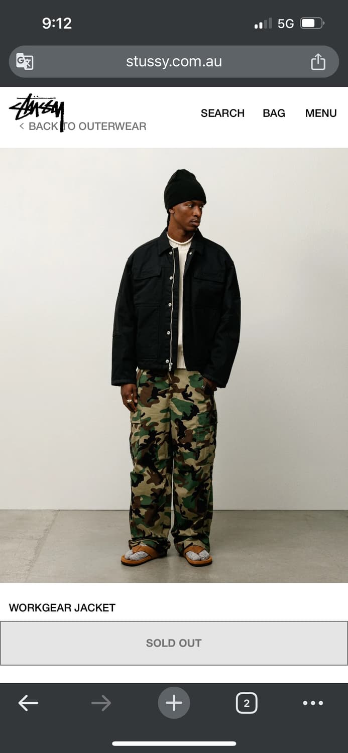 (구매) 스쿠시 유틸리티 워크 자켓 L 구매합니다 상품이미지1