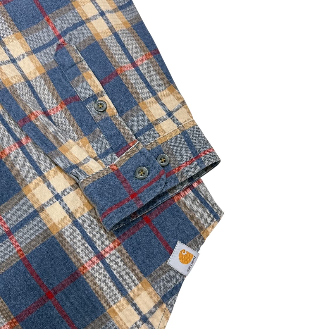 칼하트 빈티지 오리지널핏 플란넬 체크 셔츠 남방 2XL 상품이미지3