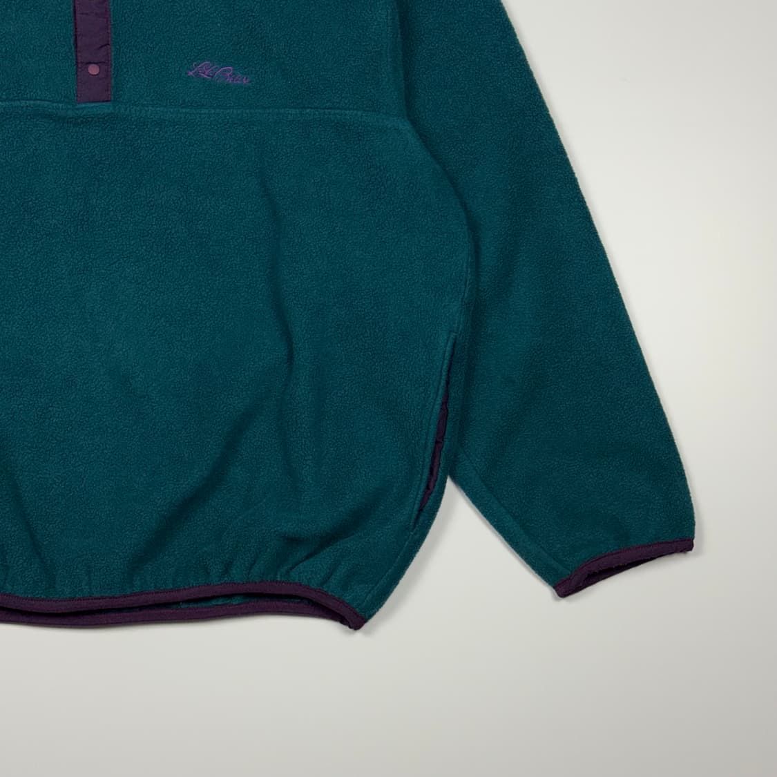 (105) 80s 엘엘빈 플리스 풀오버 딥그린 상품이미지5