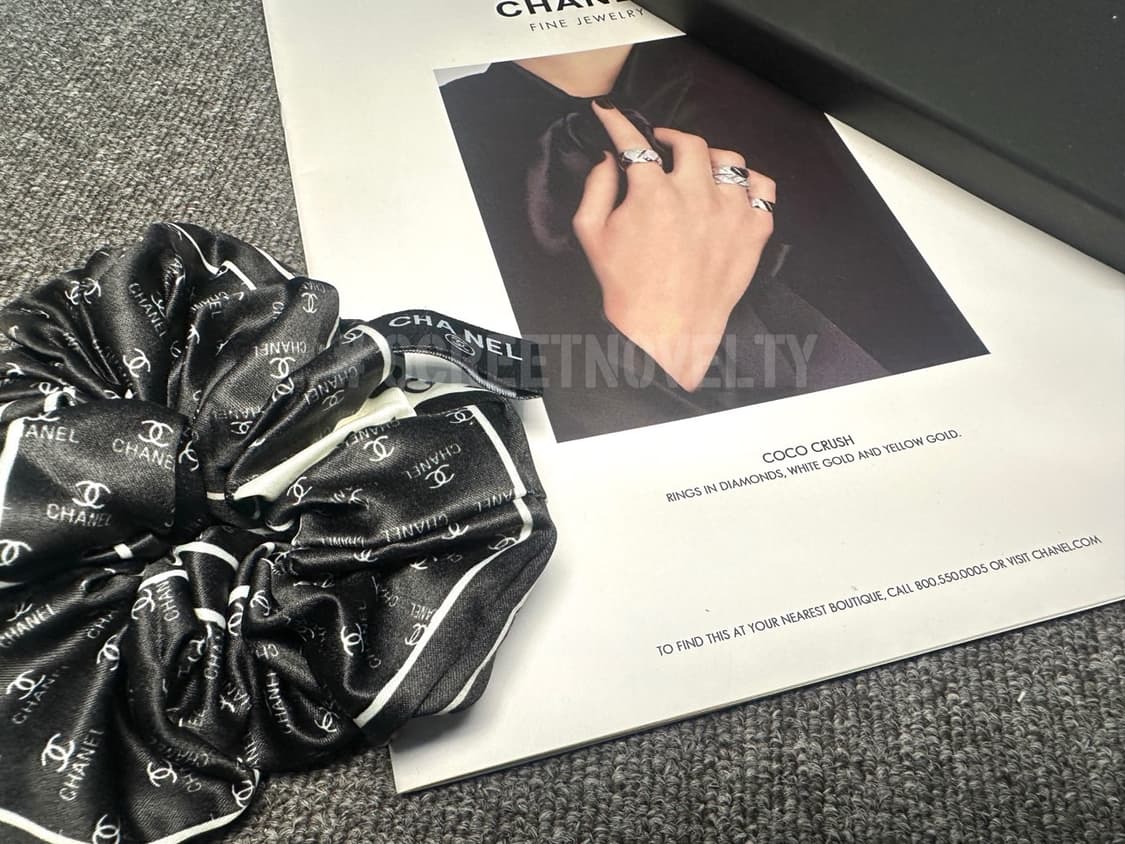 샤넬 헤어슈슈 블랙 상품이미지8