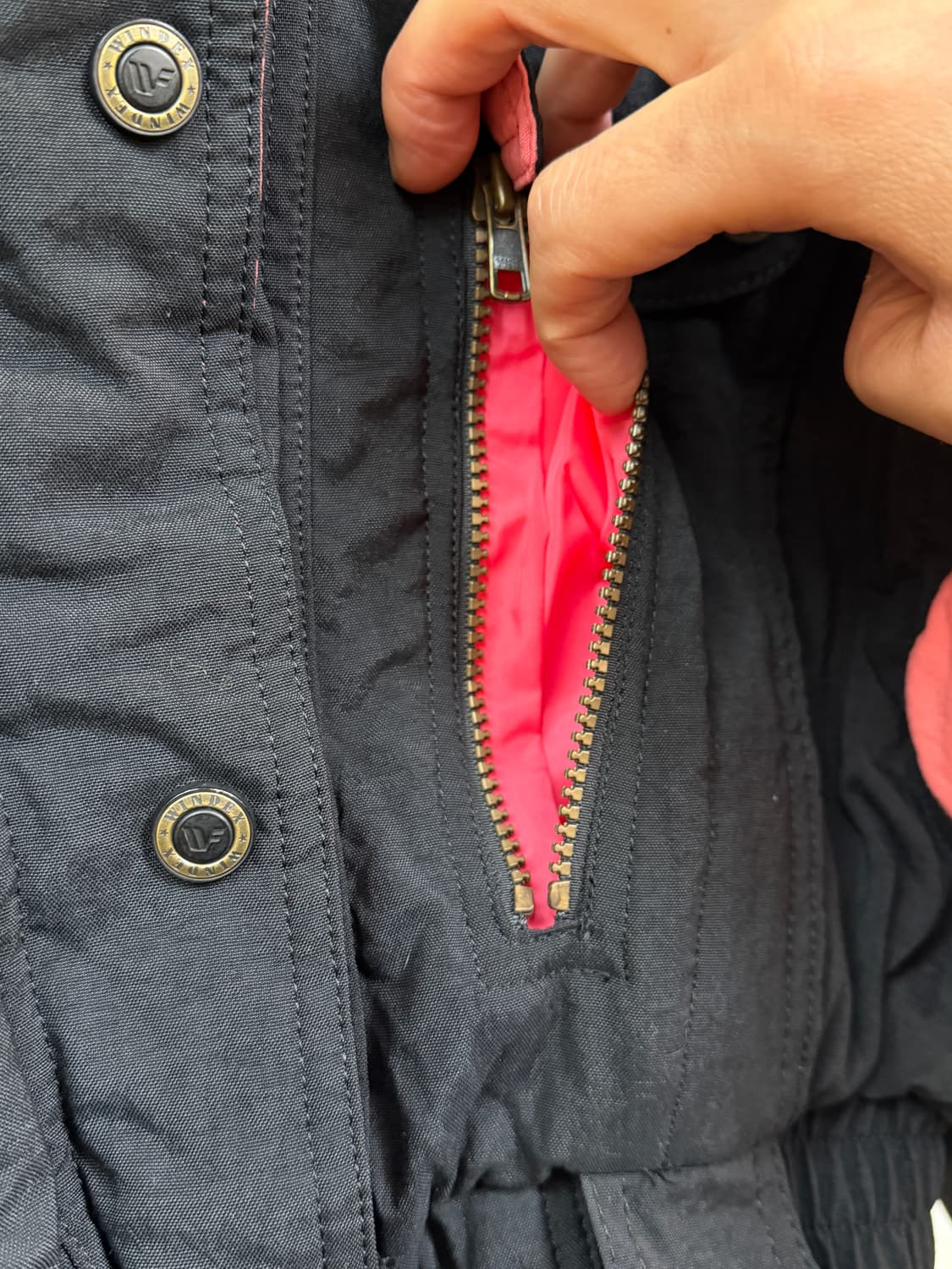 Windex 빈티지 스키 봄버 크롭 자켓 L 상품이미지7