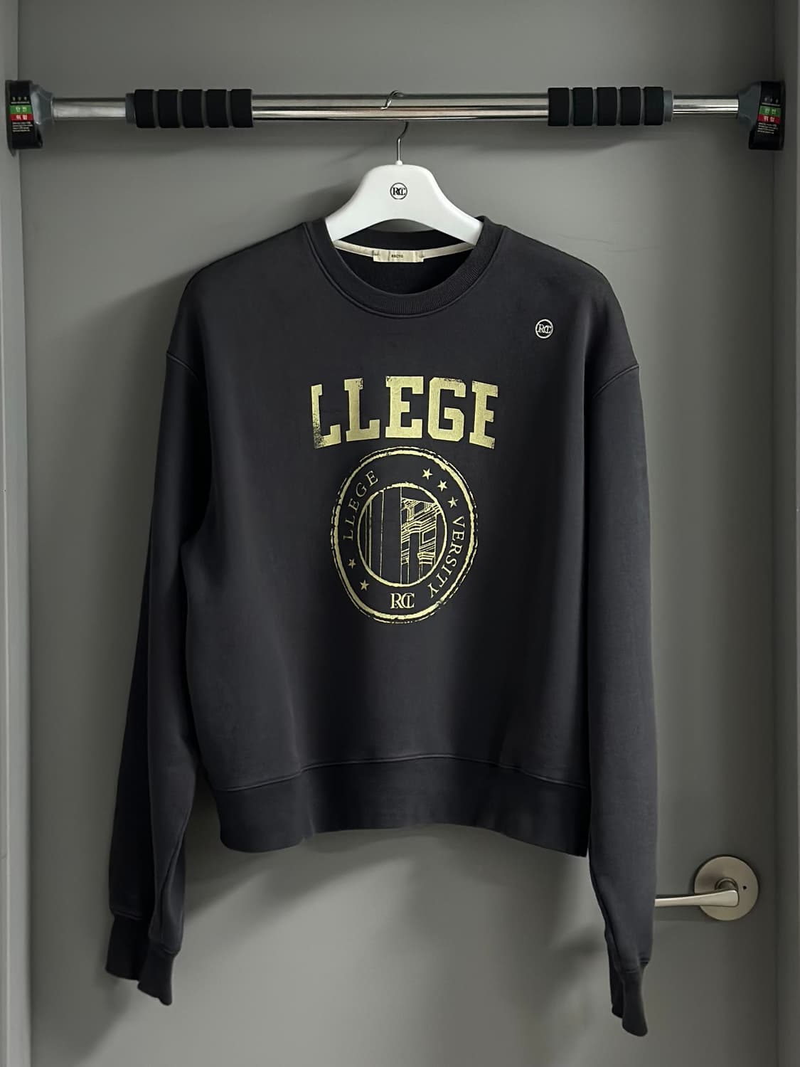 [OS] 렉토 스웻셔츠 맨투맨 초판 블루이쉬 차콜 상품이미지1