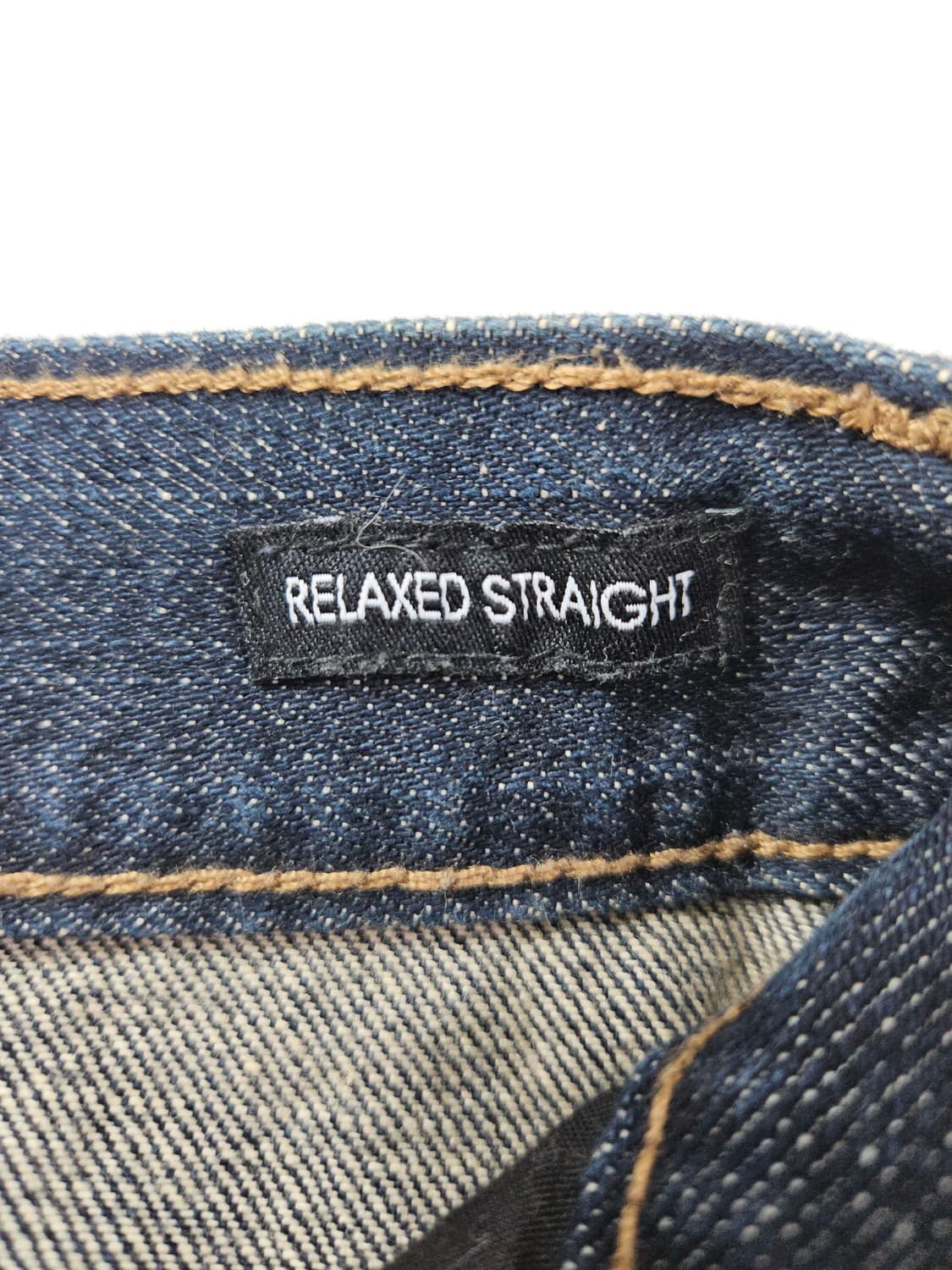 캘빈클라인 가죽패치 데님팬츠 청바지 릴렉스핏 32 상품이미지5