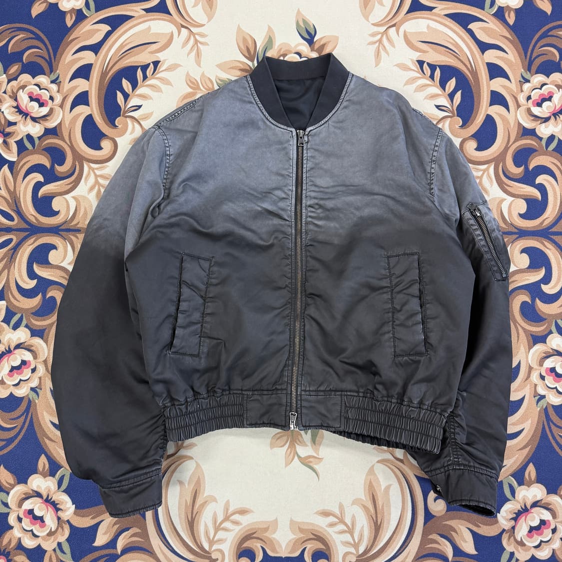 (M)쿠어 COOR 스머징 MA-1 봄버 자켓(2Way지퍼) 상품이미지1