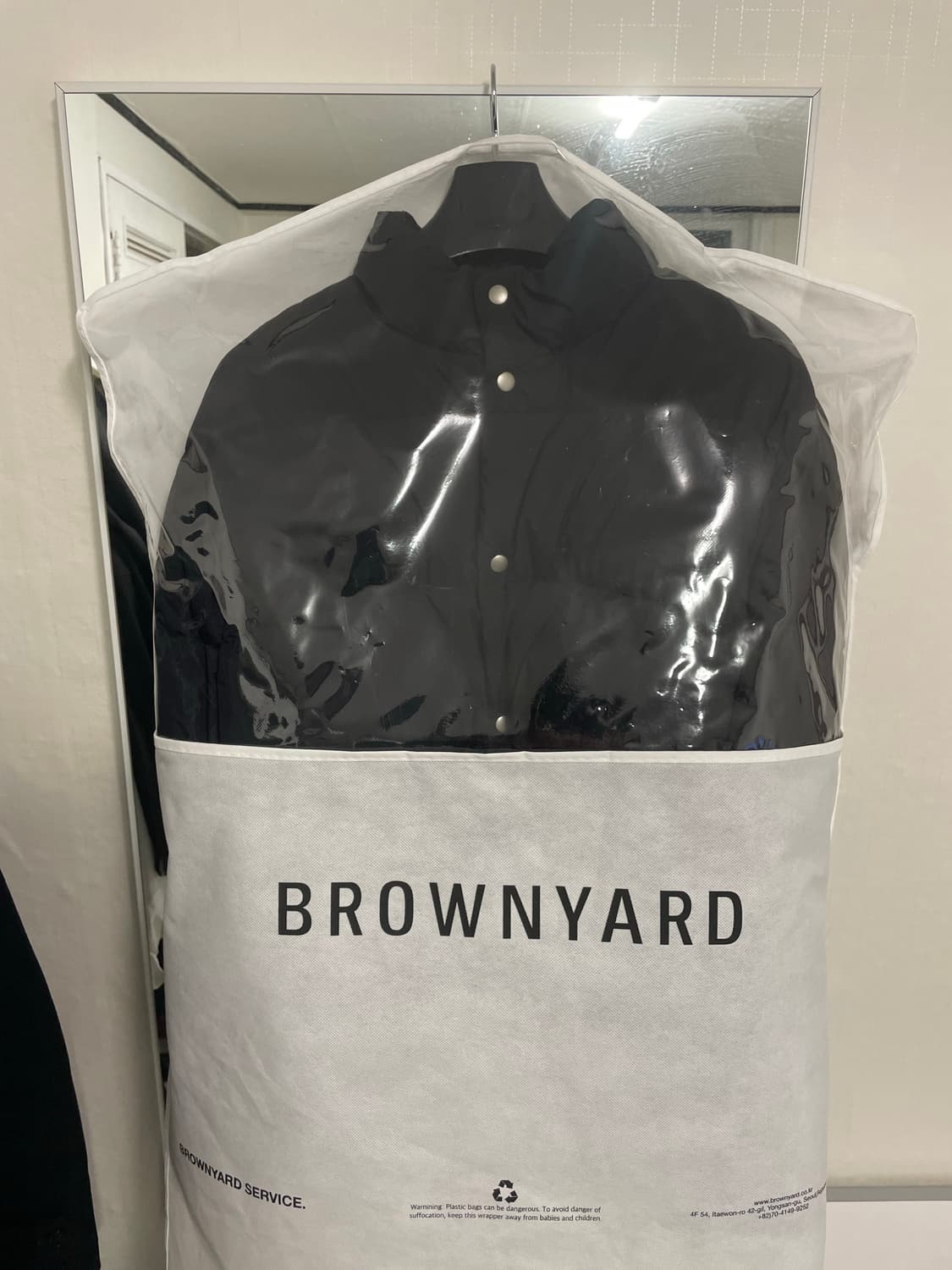 [5] 브라운야드 푸퍼 다운 패딩 블랙 상품이미지5