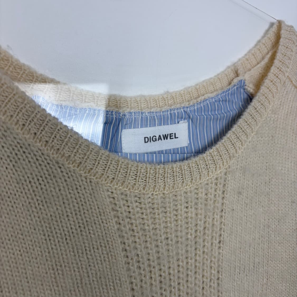 디가웰 digawel 도킹 니트 티셔츠 원피스 상품이미지3