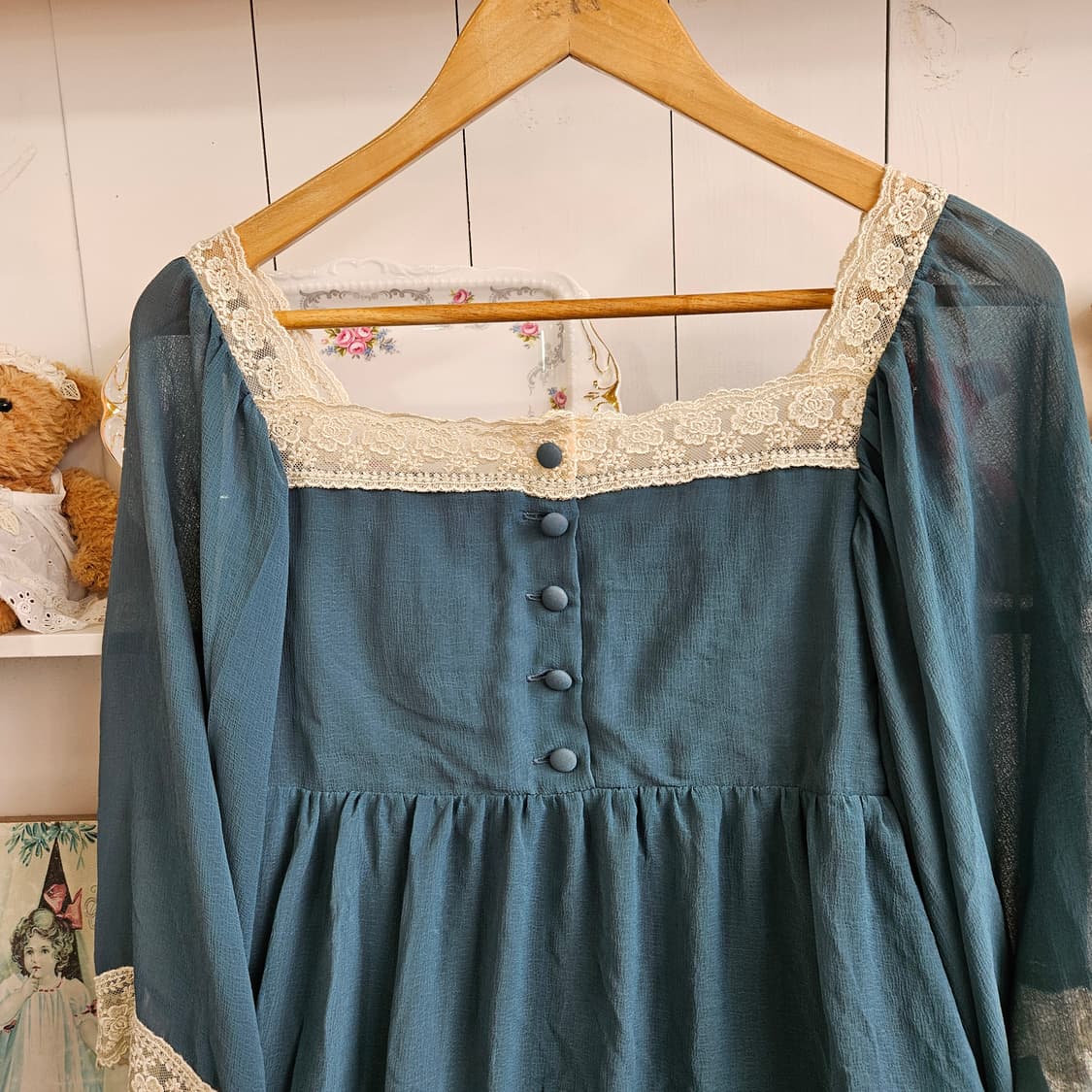 레이스 쉬폰튜닉원피스 상품이미지3