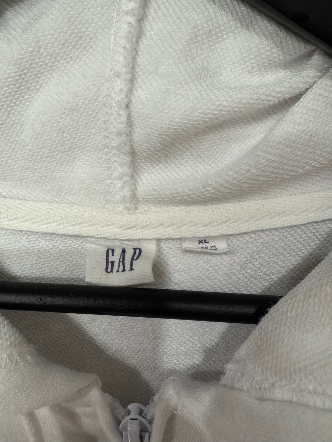 GAP 갭 화이트 후드집업 상품이미지3