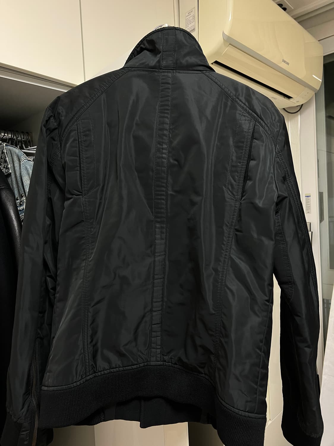 타임옴므 캐시미어 사선 바이커 자켓 (95) 상품이미지3