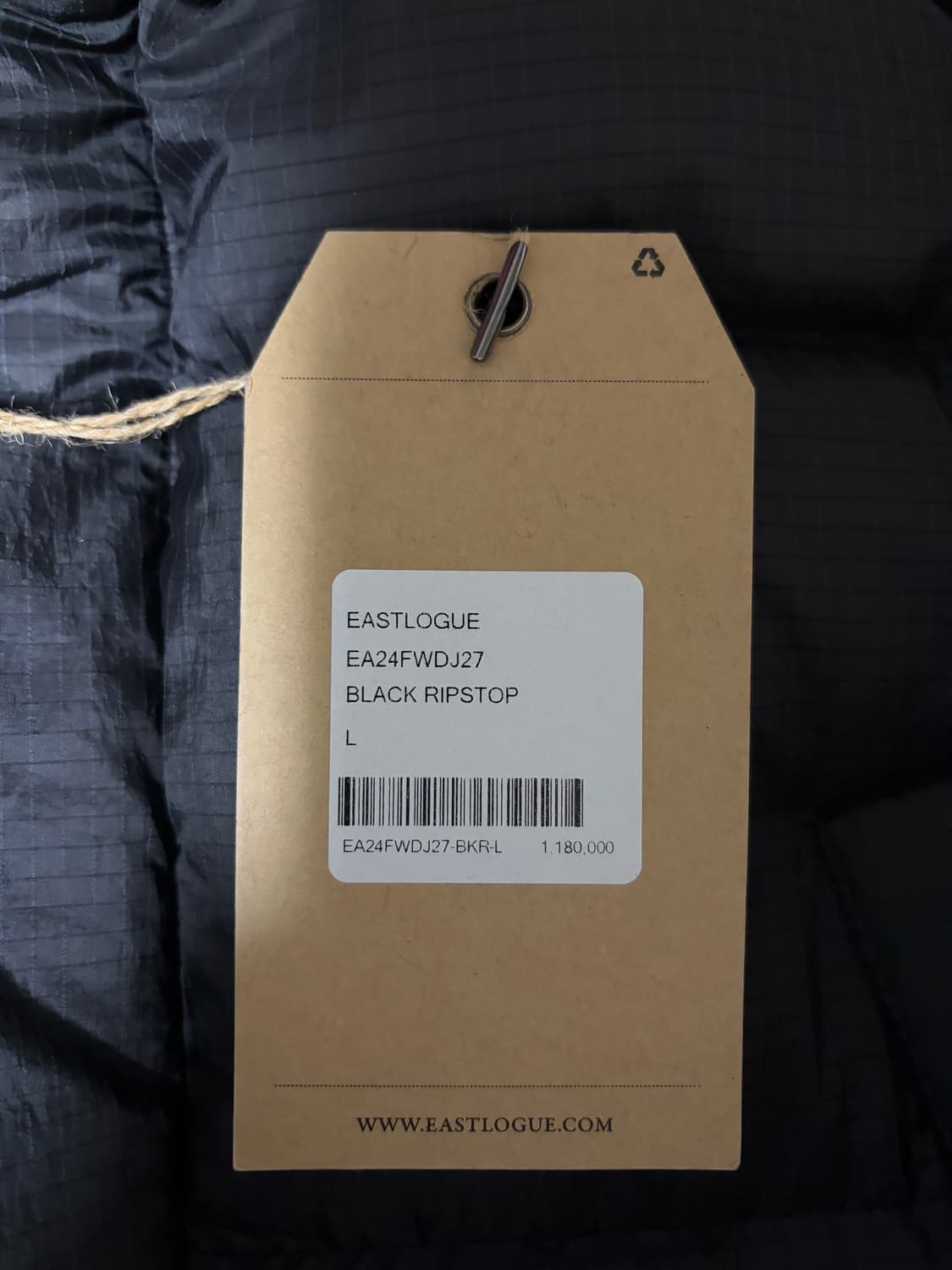 이스트로그 24FW 스톰다운파카 블랙 상품이미지7