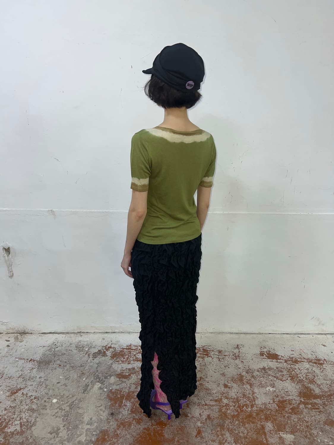 MaxMara막스마라 타이다이 브이넥 니트 가디건 세트 상품이미지9