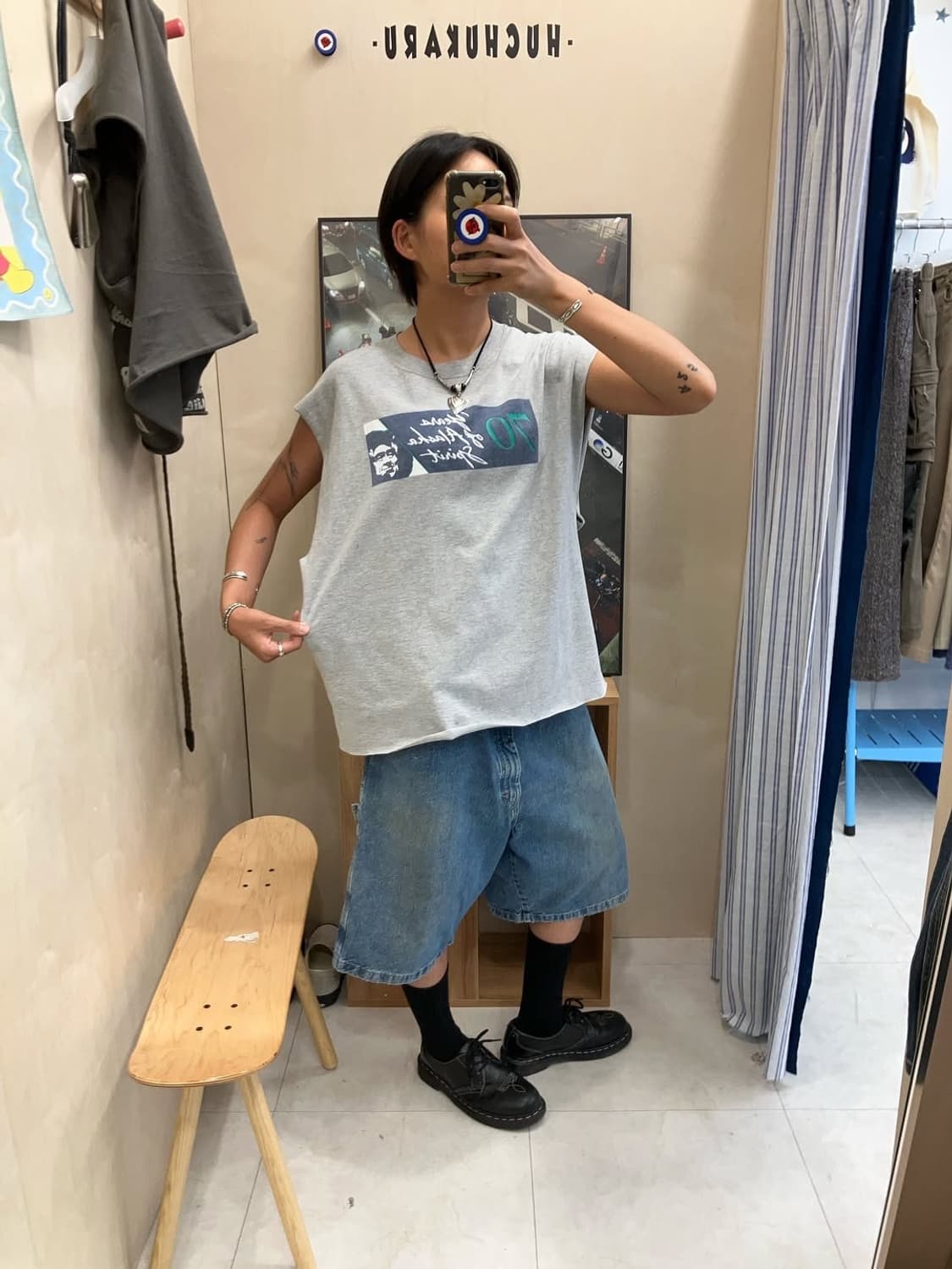 Hanes cutting sleeveless  상품이미지7