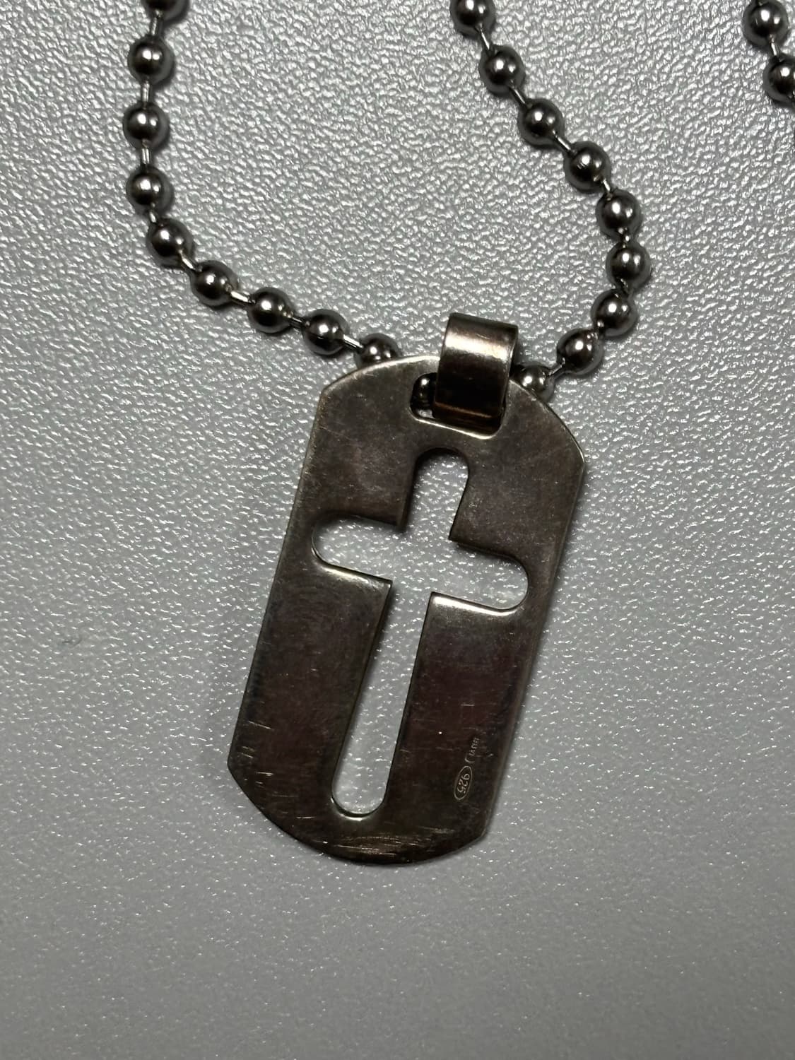 돌체앤가바나 도그태그 925 실버 목걸이 상품이미지4