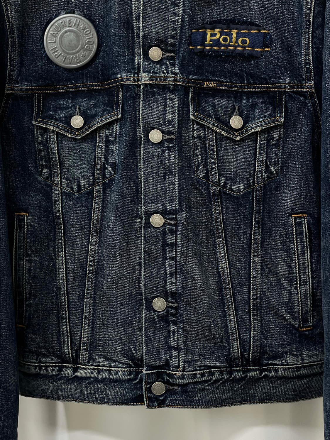 폴로 랄프로렌 페이드 워싱 데님 트러커 자켓 상품이미지6