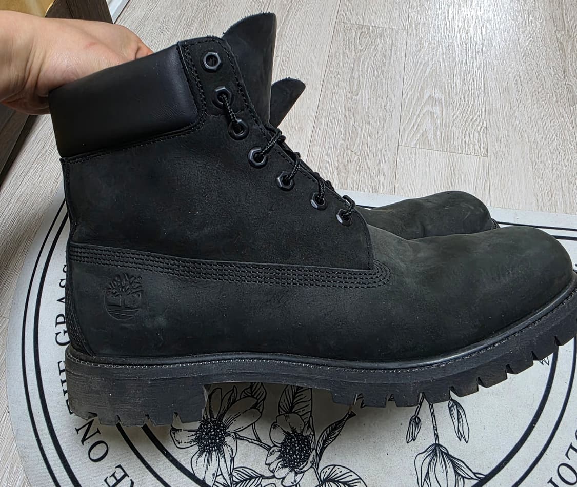 (사이즈300)팀버랜드 6인치 워터프루프 프리미엄 블랙부츠 상품이미지3