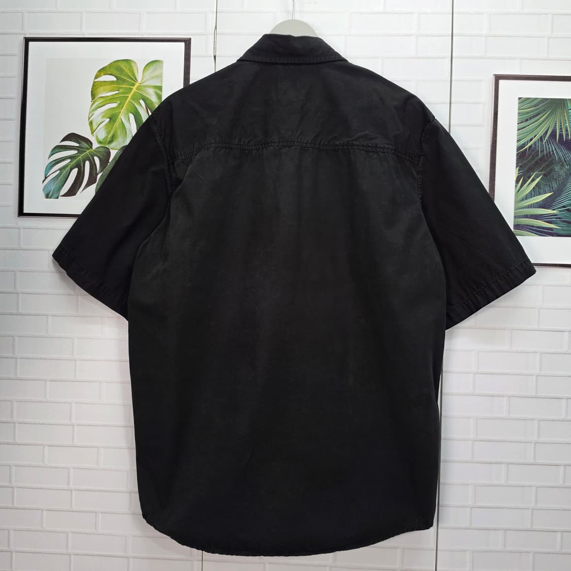 2022년 APC 아페쎄 NIS22IU 워크웨어 포켓 블랙 반팔 L사이즈 상품이미지3