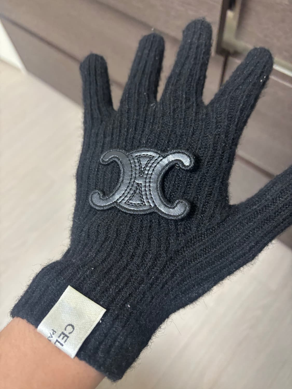 샤넬 셀린느 트리옹프 로고 장갑 상품이미지1