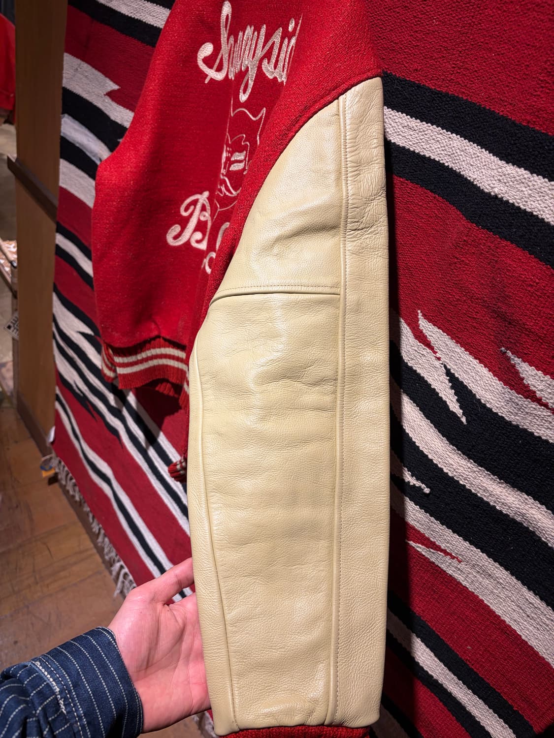 90s Houston chain varsity /휴스턴 체인스티치 바시티 상품이미지6