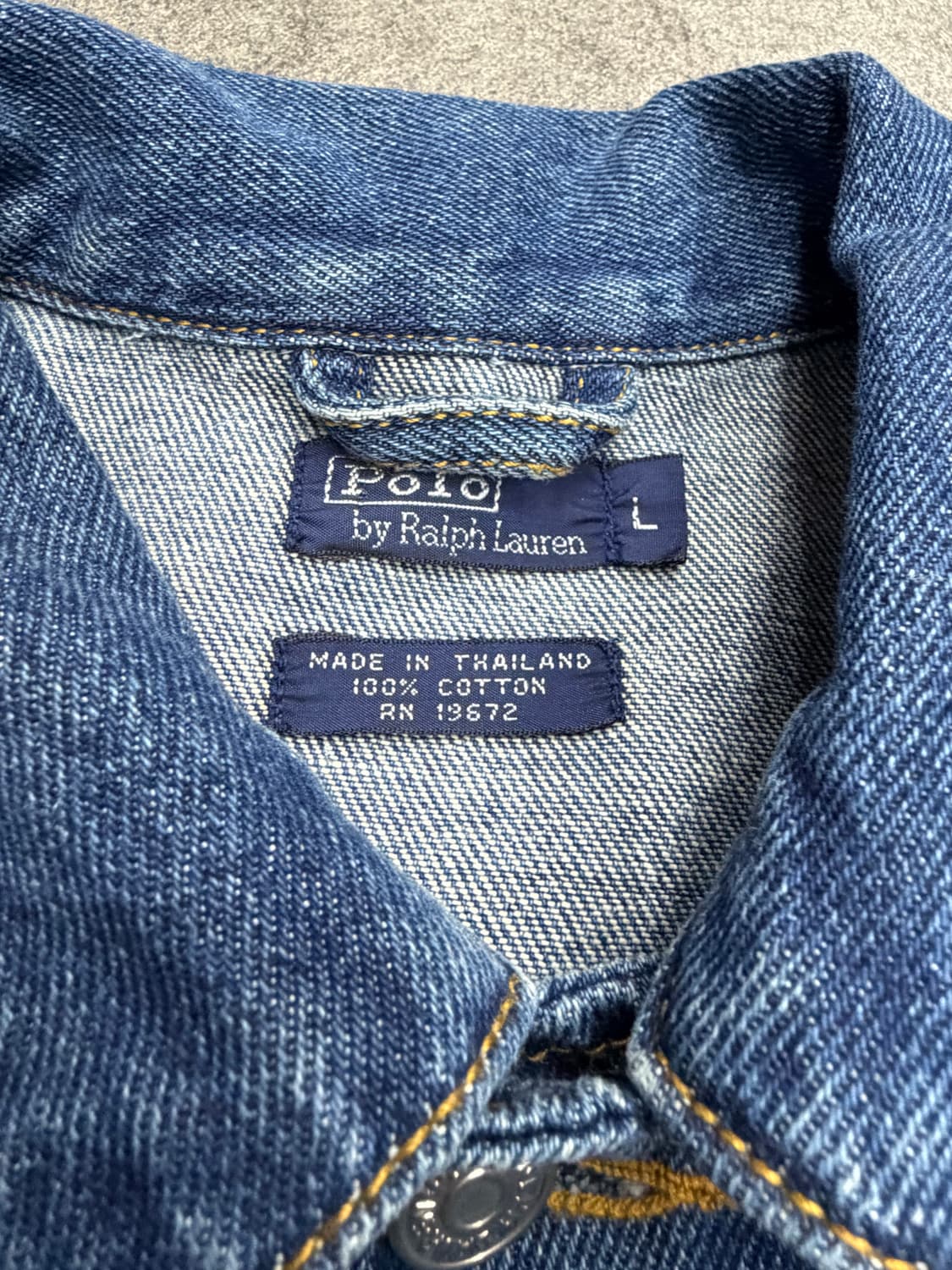 00s 폴로 랄프로렌 성조기 데님 자켓 상품이미지7
