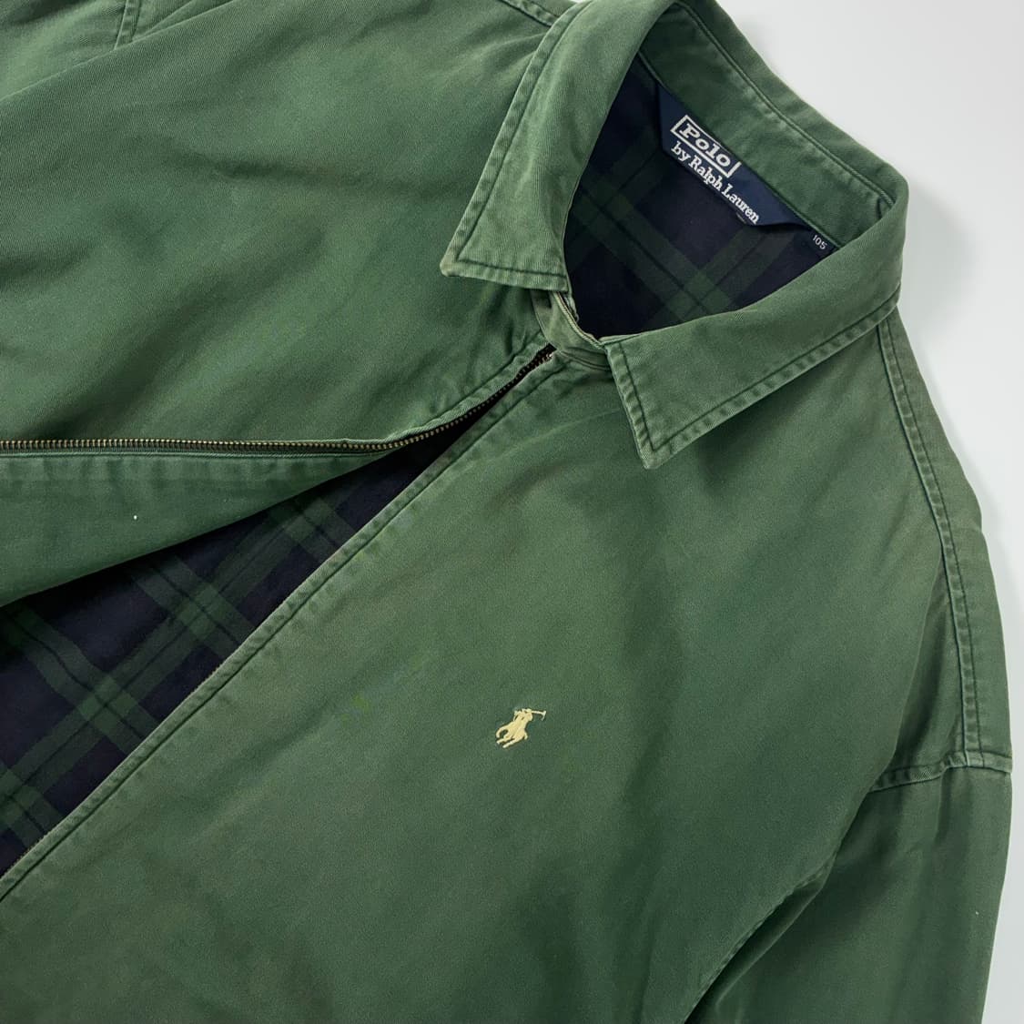 Polo  폴로 랄프로렌 자수 그린 스윙톱 자켓  상품이미지4