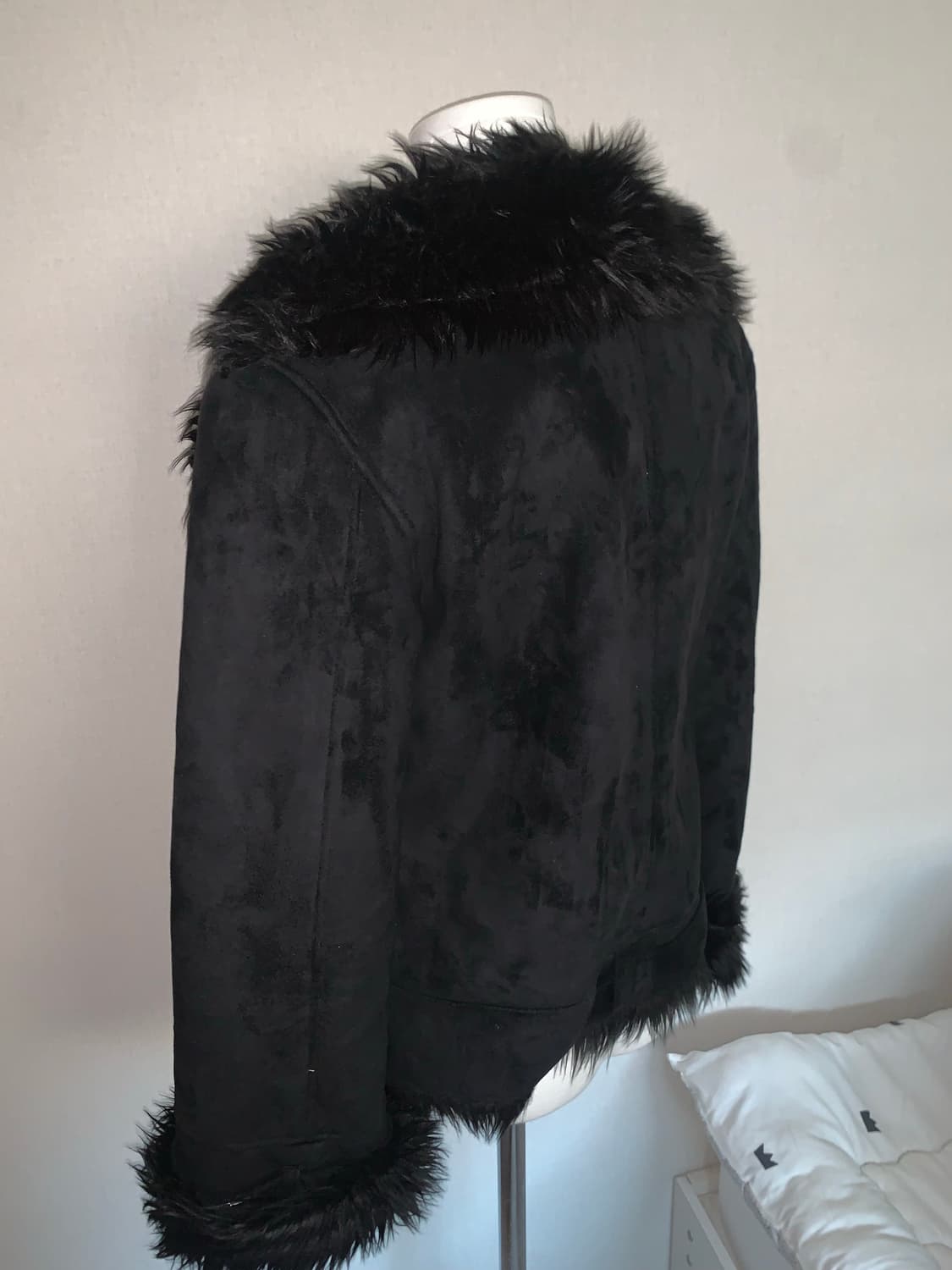 shop502 빈티지 블랙 스웨이드 자켓 상품이미지3